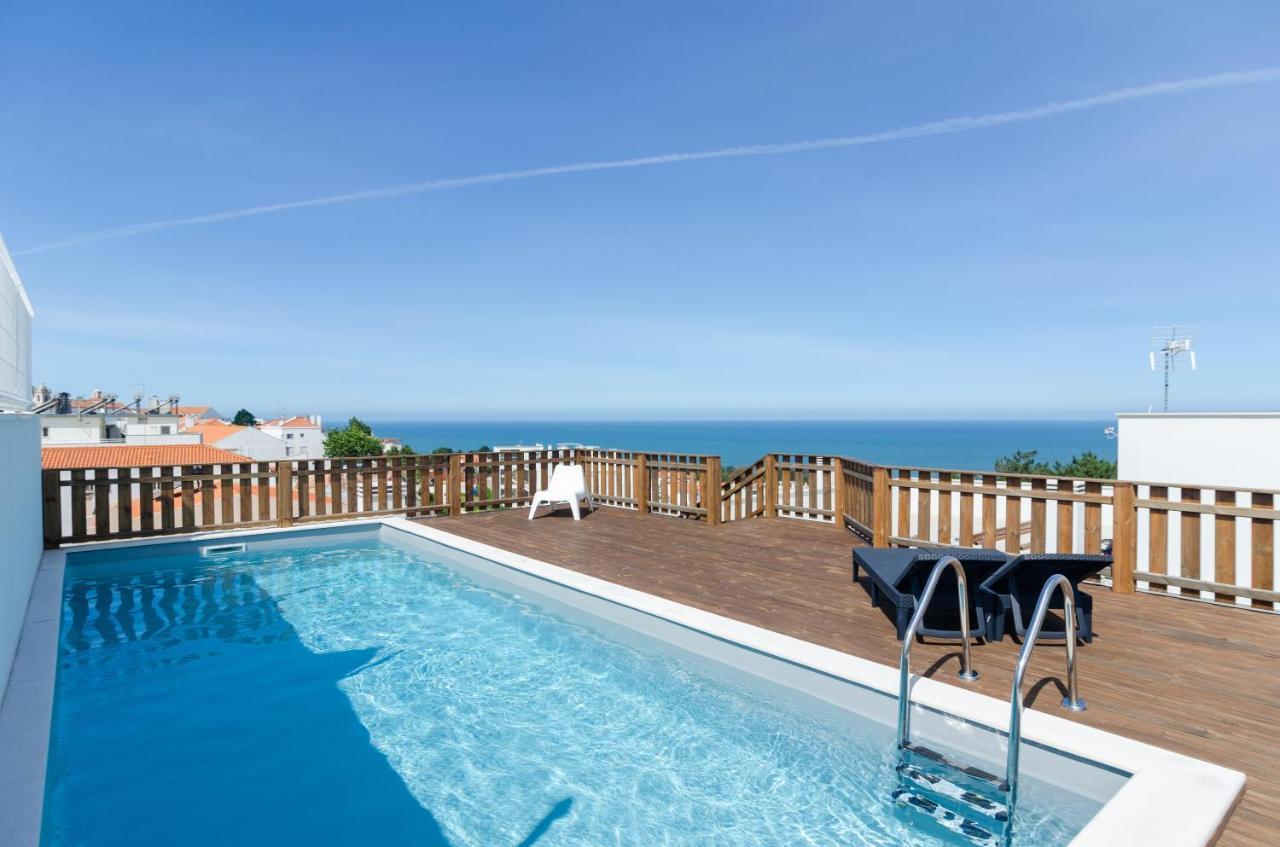 Terracos Do Mar - Rooftop Pool With Sea View Назаре Экстерьер фото