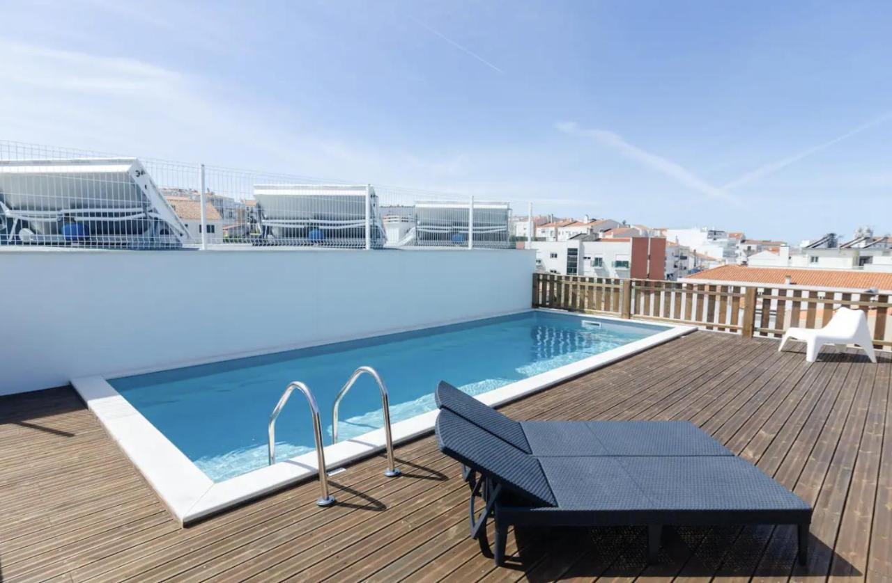 Terracos Do Mar - Rooftop Pool With Sea View Назаре Экстерьер фото